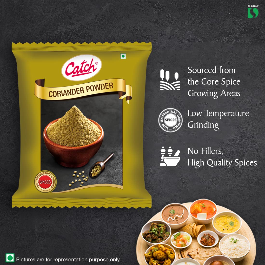Catch Dhania Powder, 500g - Image 2