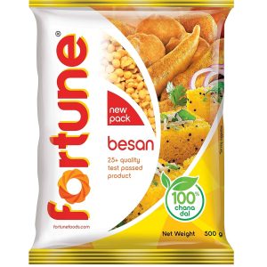 FORTUNE Chana Besan, 100% Chana Dal ,500 Gm