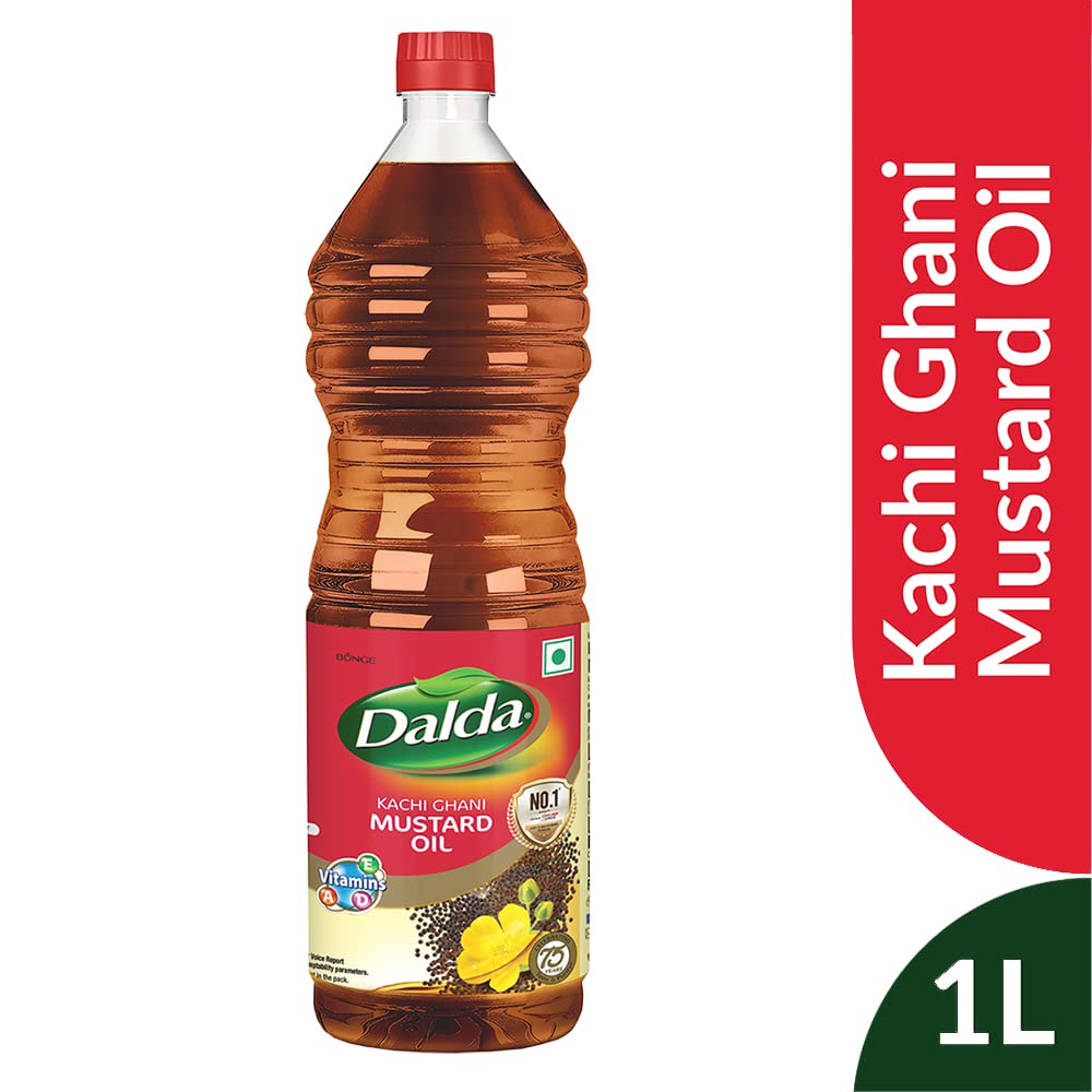 Dalda Kachi Ghani Mustard Oil -1 L (Pet Bottle) - Image 3