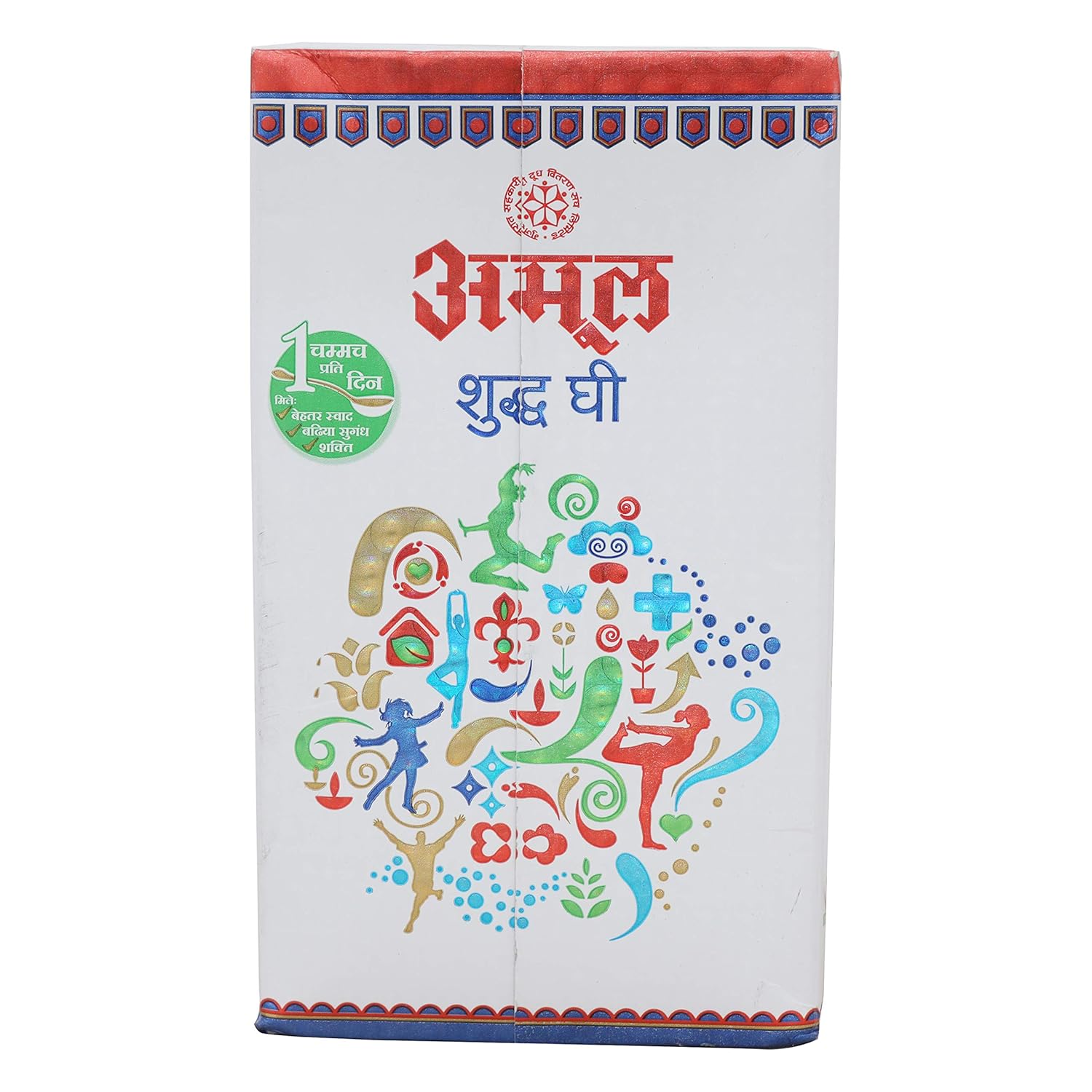 Amul Pure Ghee, 1 Liter Tetra Pack - Image 2