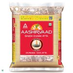 Aashirvaad Shudh Chakki Atta, 5kg Pack, 100% Whole Wheat Flour, 0% Maida