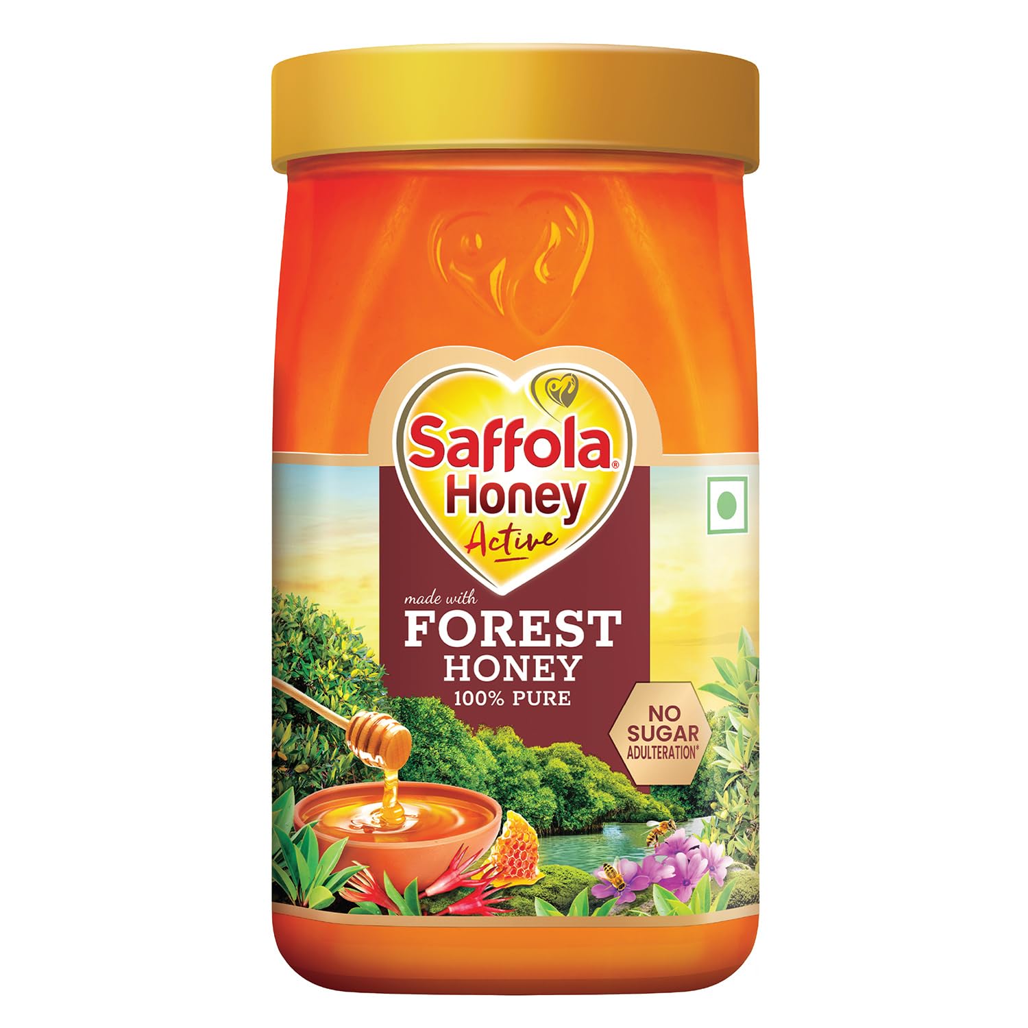Saffola Honey Active, Made with Sundarban, 1kg