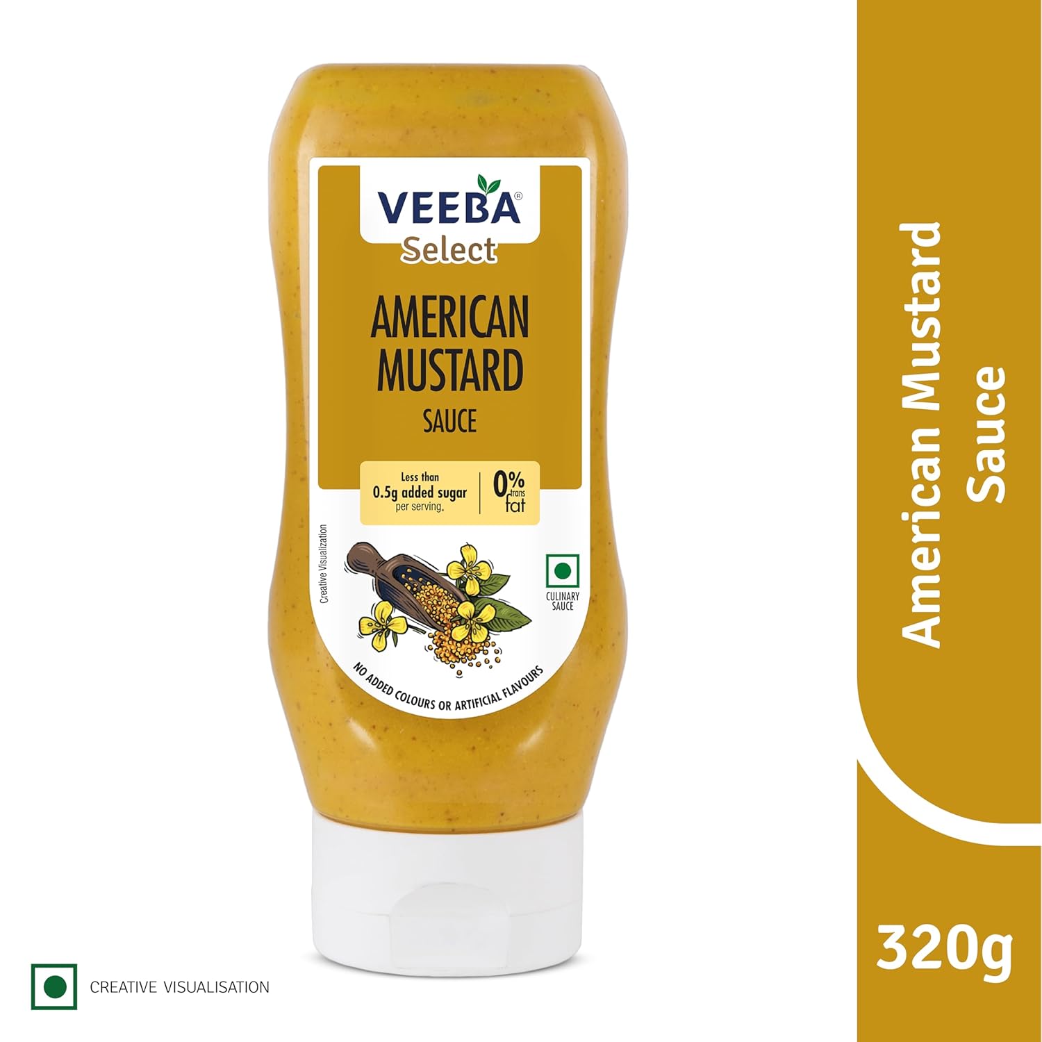 Veeba American Mustard Sauce, 320gram - Image 3