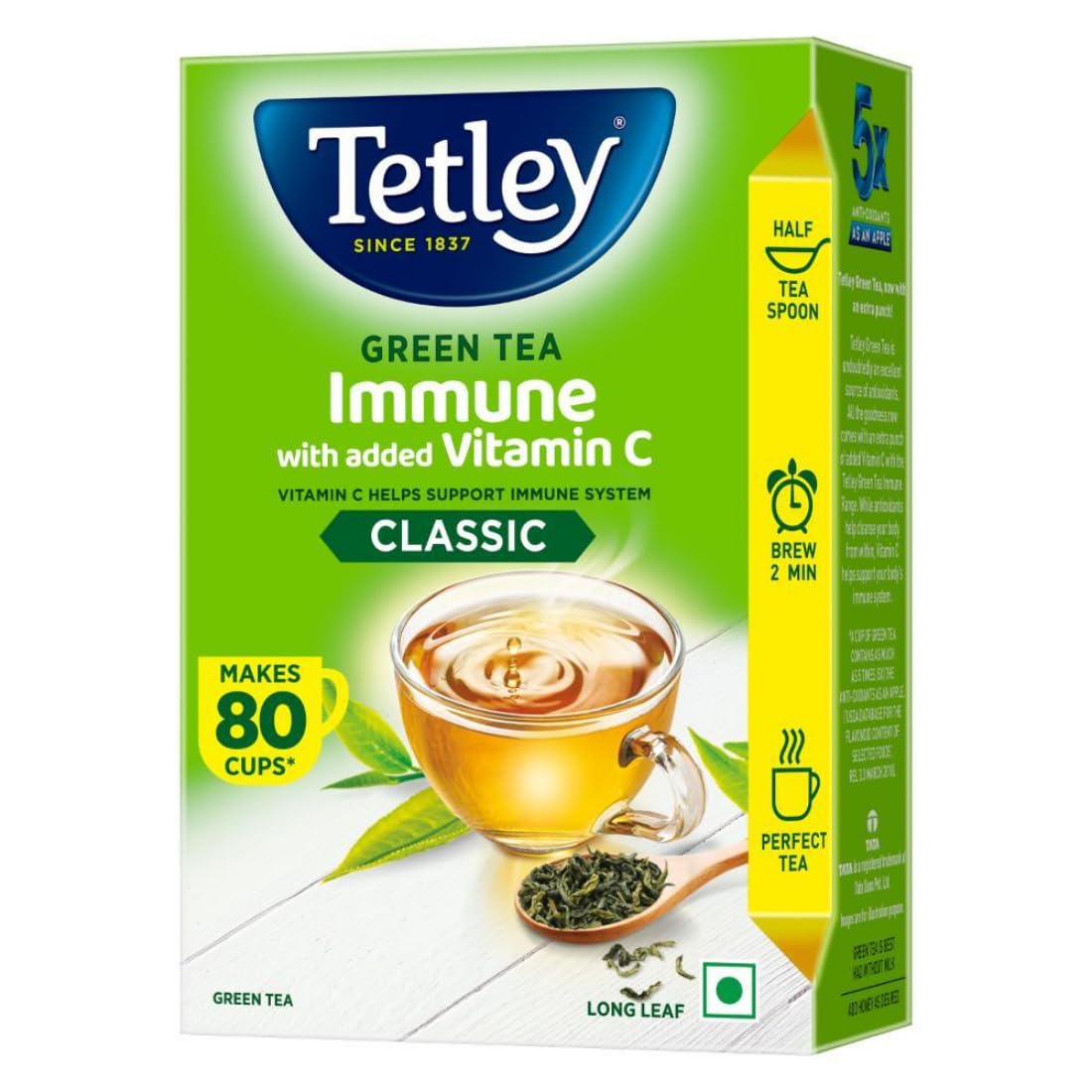 Tetley Loose Green Tea Leaves 100g