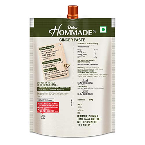 Dabur Hommade Ginger Paste, 200 Gm - Image 2