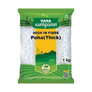 Tata Sampann, High in Fibre Poha(Thick), 1kg