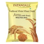 Patanjali Chakki Atta, Whole Wheat with Bran, Genhu ka Atta, Organic Flour – 5kg