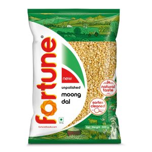 FORTUNE Moong Dal, 500 Gm, Unpolished And Sortex Cleaned