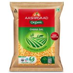 Aashirvaad Organic Chana Dal, 1 Kg, 100% Organic Chana Dal, Rich in Protein
