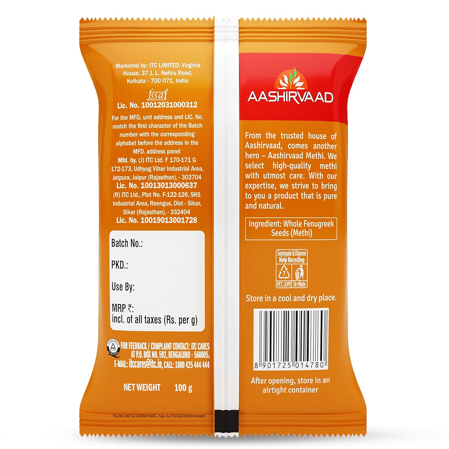 Aashirvaad Methi 100g - Image 2