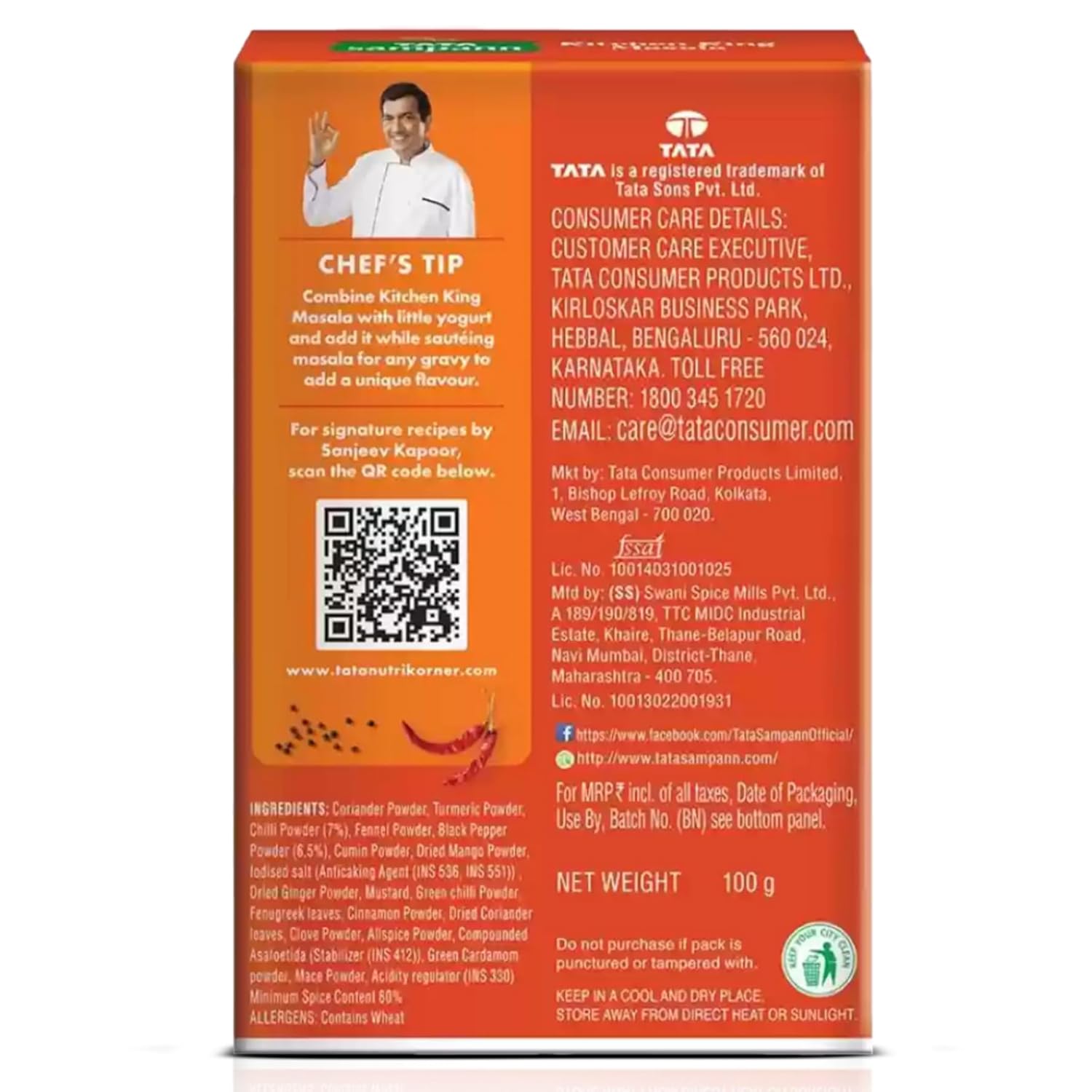 Tata Sampann Kitchen King Masala <br>Get 1 Pack Every Month for 6 Months @ 50% OFF - Image 3