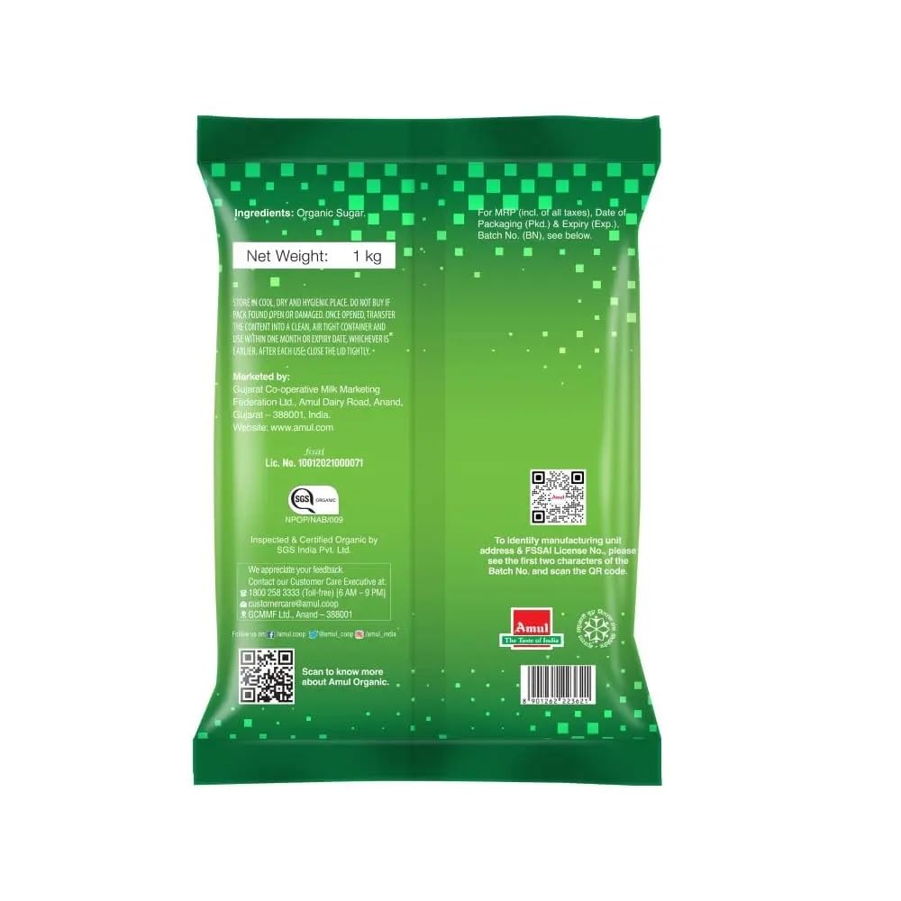 Amul Organic Sugar <br>Get 1 Pack Every Month for 6 Months @ 50% OFF - Image 2