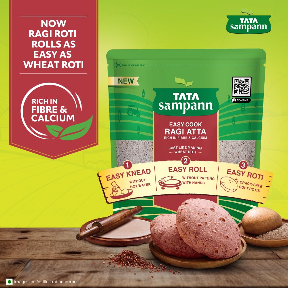 Tata Sampann Ragi Atta, 500 g - Image 2