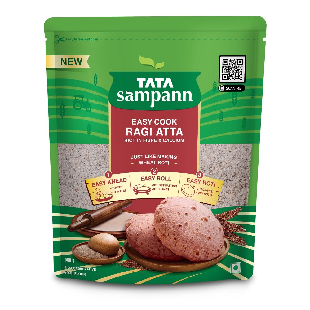Tata Sampann Ragi Atta, 500 g