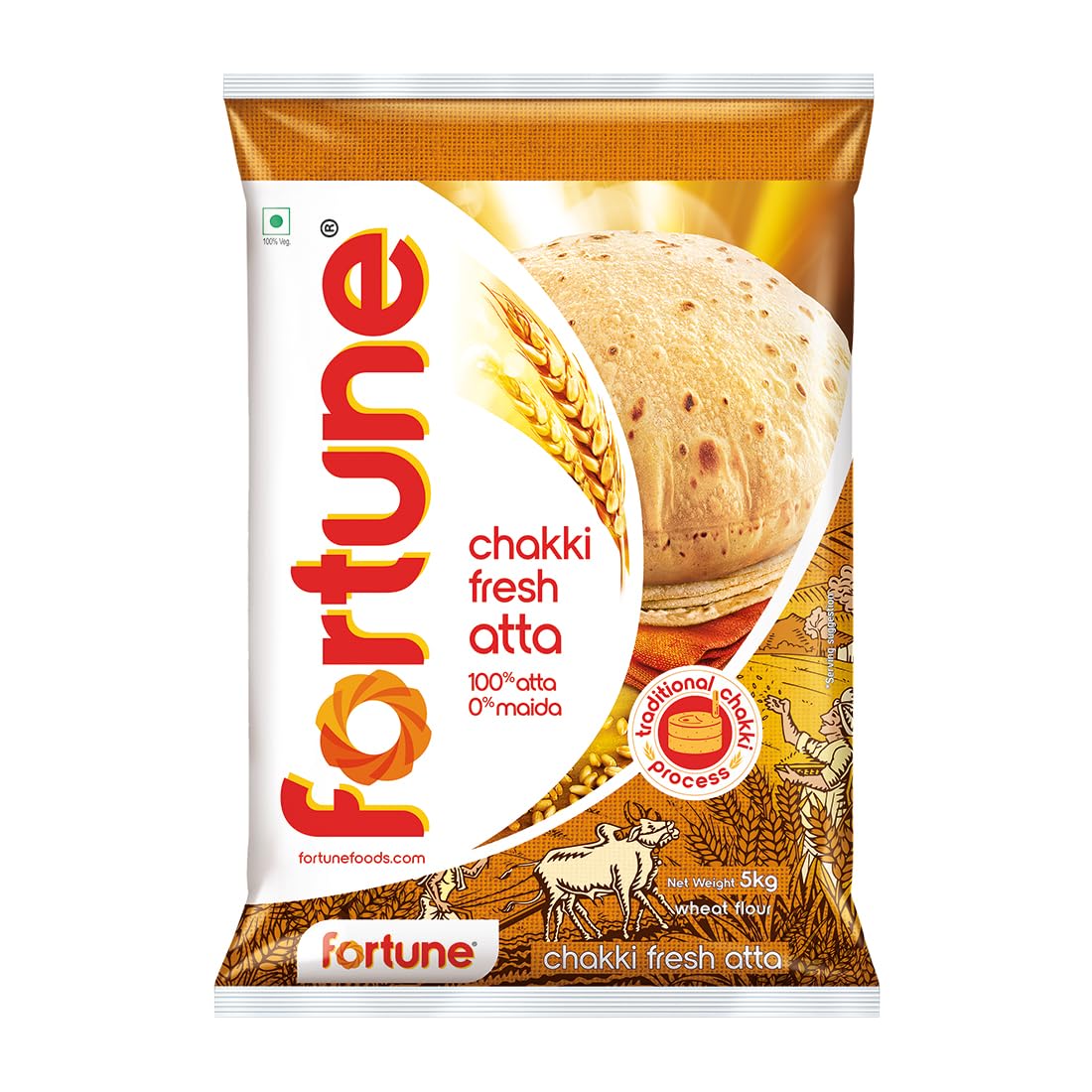 Fortune Chakki Fresh Atta <br>Get 1 Pack Every Month for 6 Months @ 50% OFF - Image 3