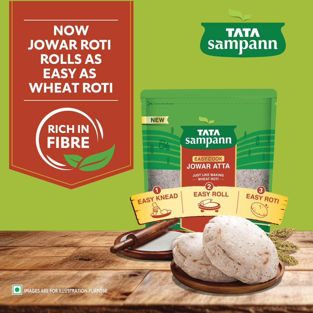 Tata Sampann Jowar Atta, 500 g - Image 2