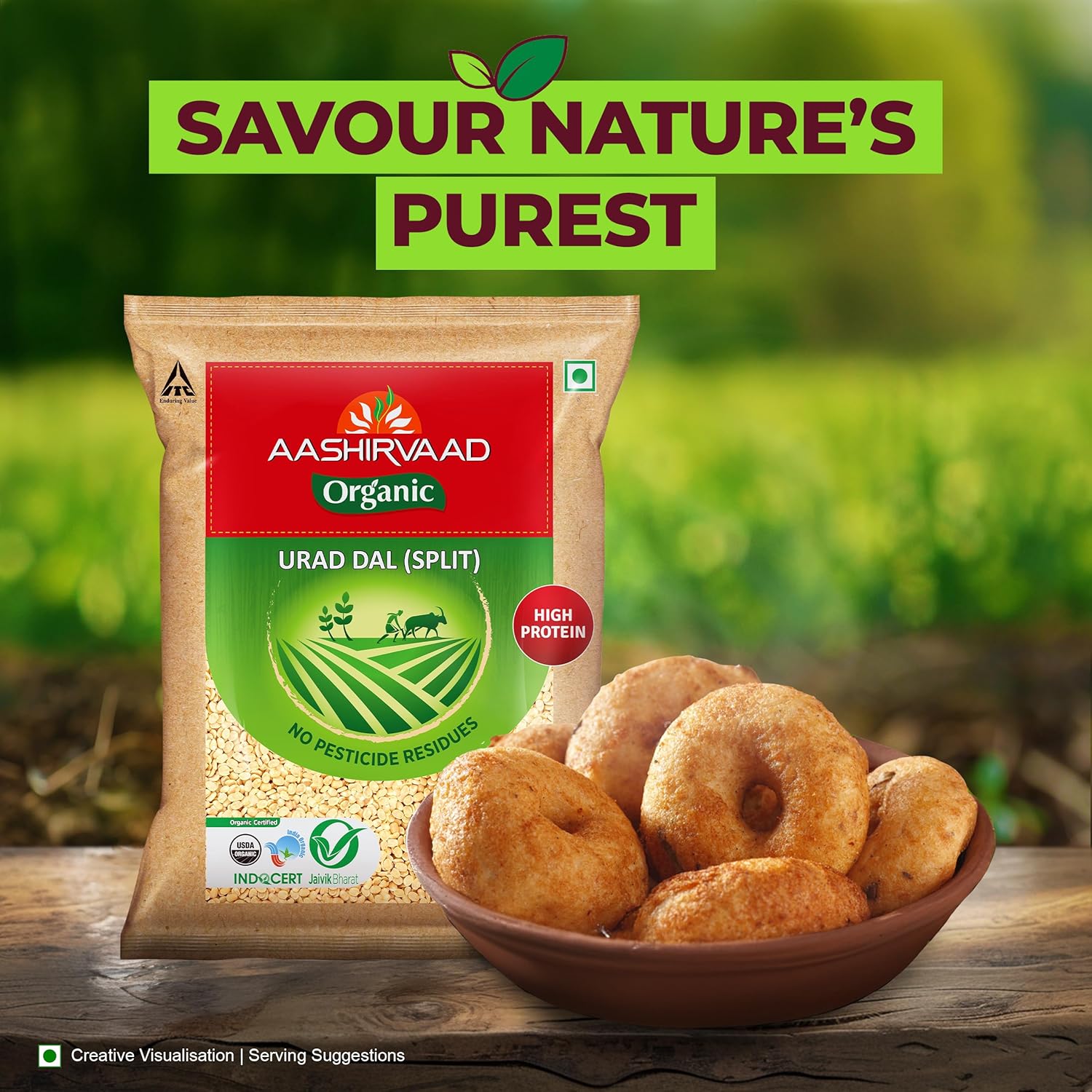 Aashirvaad Nature's Urad Dal Split 1 kg - Image 2