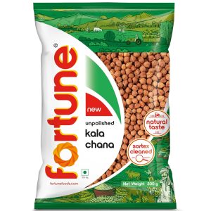 Fortune Kala Chana Unpolished 500g