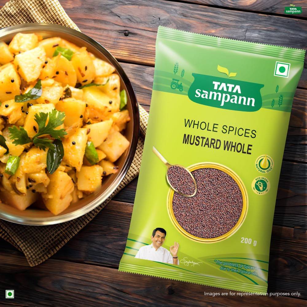 Tata Sampann Mustard Whole, 200 g - Image 2
