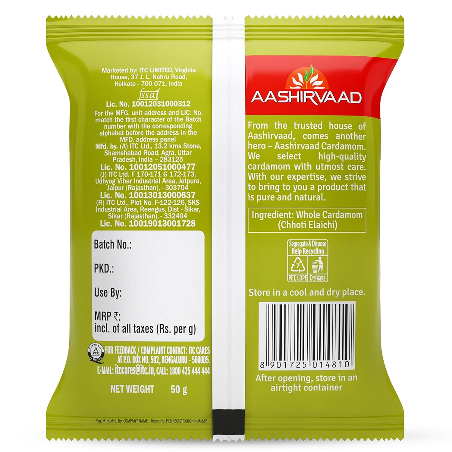 Aashirvaad Cardamom <br>Get 1 Pack Every Month for 6 Months @ 50% OFF - Image 2