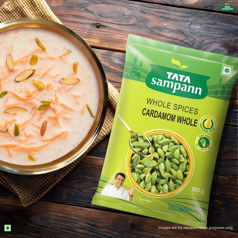 Tata Sampann Cardamom Whole, 50g - Image 3