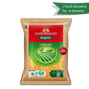 Aashirvaad Chana dal <br>Get 1 Pack Every Month for 6 Months @ 50% OFF
