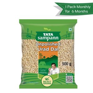 Tata Sampann Unpolished Urad Dal <br>Get 1 Pack Every Month for 6 Months @ 50% OFF