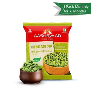 Aashirvaad Cardamom <br>Get 1 Pack Every Month for 6 Months @ 50% OFF