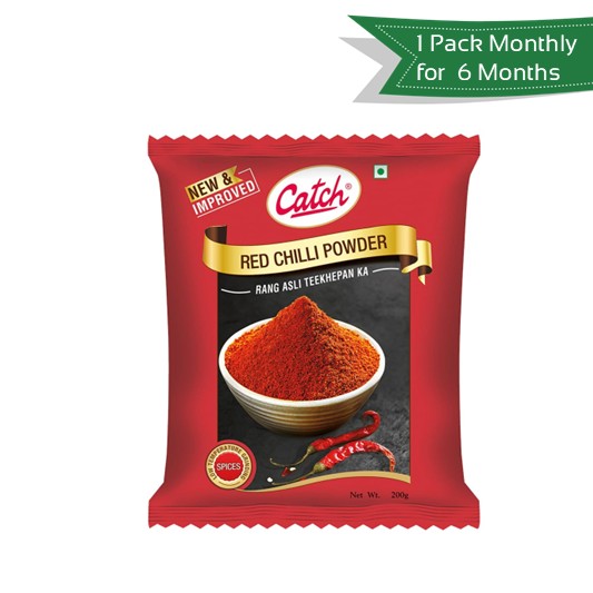 Catch Red Chilli Powder <br>Get 1 Pack Every Month for 6 Months @ 50% OFF