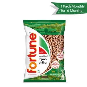 FORTUNE Rajma Chithra <br>Get 1 Pack Every Month for 6 Months @ 50% OFF