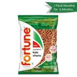 Fortune Kala Chana Unpolished <br>Get 1 Pack Every Month for 6 Months @ 50% OFF