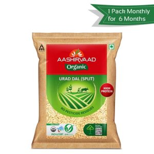 Aashirvaad Nature’s Urad Dal  <br>Get 1 Pack Every Month for 6 Months @ 50% OFF