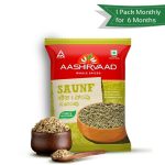Aashirvaad Saunf <br>Get 1 Pack Every Month for 6 Months @ 50% OFF