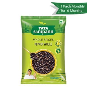 Tata Sampann Pure Black Pepper Powder <br>Get 1 Pack Every Month for 6 Months @ 50% OFF