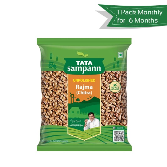 Tata Sampann Unpolished Rajma <br>Get 1 Pack Every Month for 6 Months @ 50% OFF