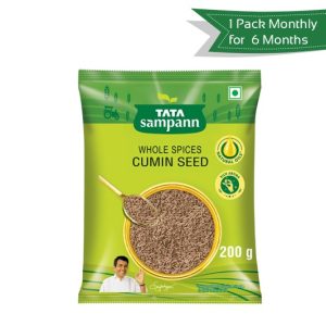 Tata Cumin seeds(jeera)<br>Get 1 Pack Every Month for 6 Months @ 50% OFF