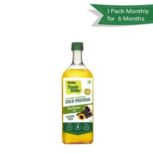 Tata  Sunflower Oil (Get 1 Pack Every Month for 6 Months @ 50% OFF)