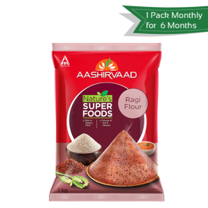 Aashirvaad  Ragi Flour (Get 1 Pack Every Month for 6 Months @ 50% OFF)